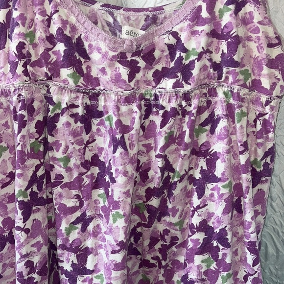 Aeropostale Purple Butterfly Tank - Picture 2 of 4